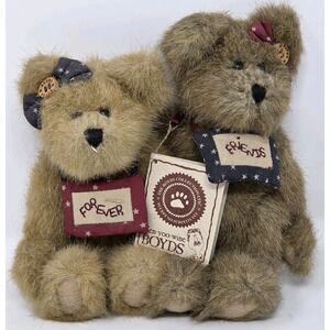 NEW Boyds Bears Plush "Rachael & Phoebe True Friends #99870V Forever Friends NWT